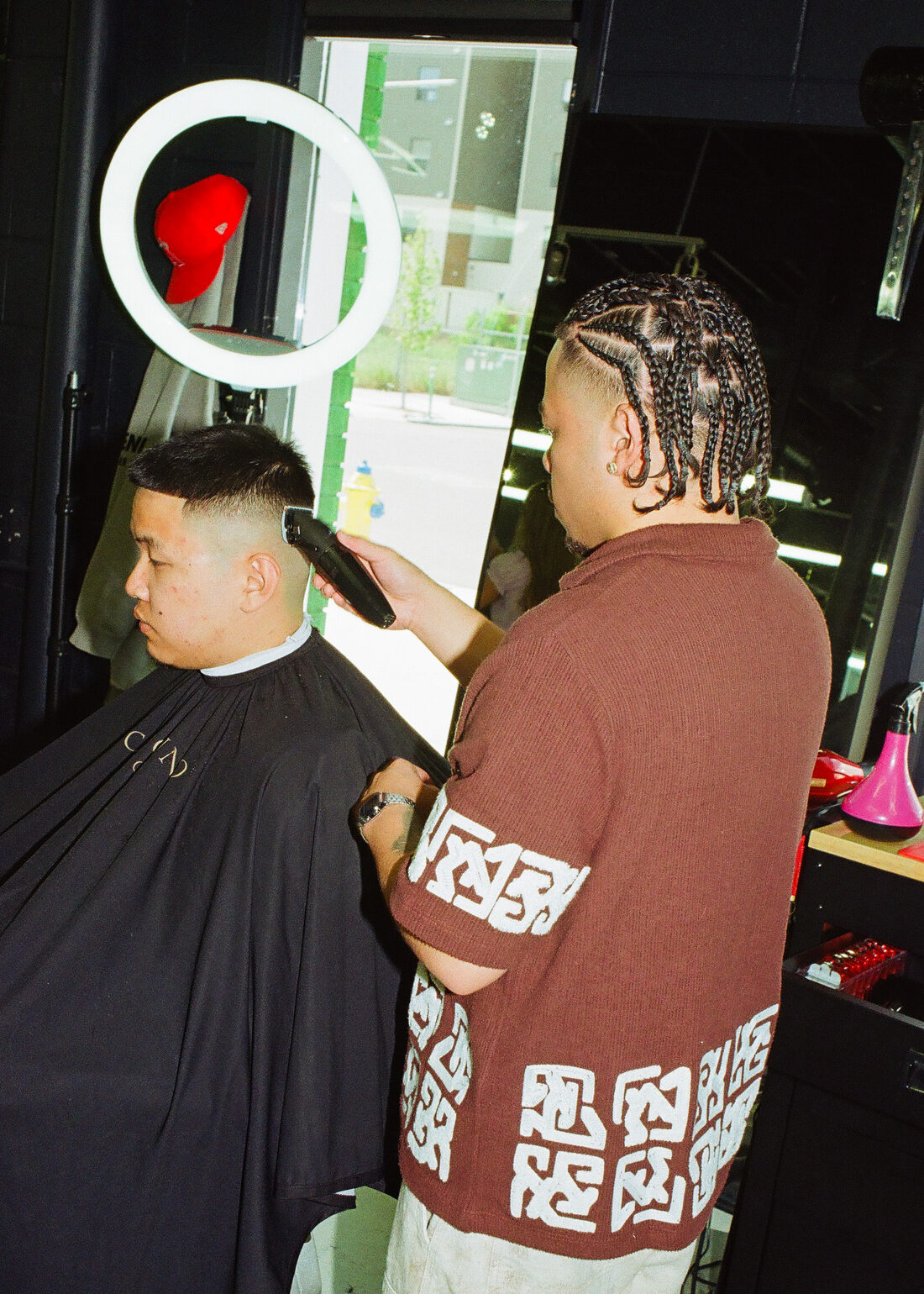 A disciplined barber station at Compound Cut Club
